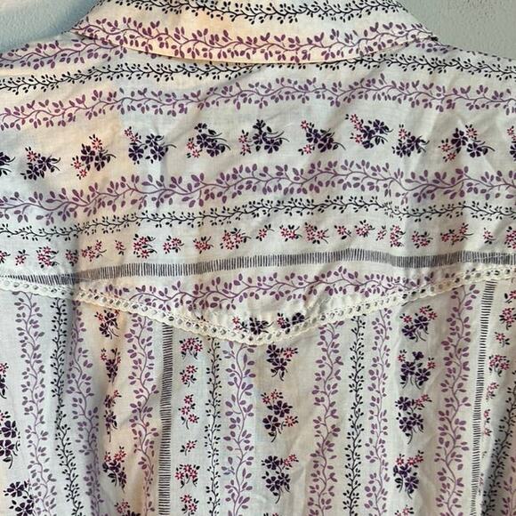 Jamaica Bay Floral Cotton Button Down Shirt Size XXL - Picture 6 of 7